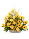 Cesto di fiori funebre