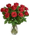 Bouquet di 12 rose rosse